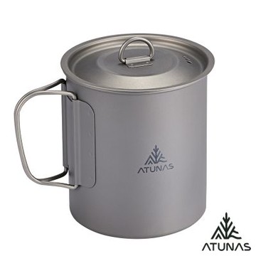 【ATUNAS 歐都納】單層鈦個人杯(750ml)A1KTGZ15/含杯蓋/保溫/登山/露營/日常使用