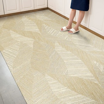 【好物良品】120x180cm_歐式系列可剪裁PVC仿皮革廚房地墊180x120 漫步花園