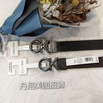 Calvin Klein CK 皮帶 雙面用 黑色/ 咖啡色 男用 男款 美國正品 在台現貨秒發