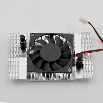 系統風扇 長型VGA風扇7.4X4.6cm 豆扣距5.5cm 2pin VGA散熱器