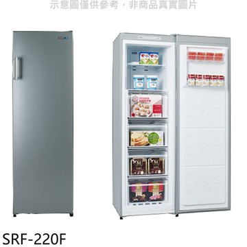 【SAMPO 聲寶】【SRF-220F】216公升直立式冷凍櫃