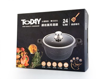 【晨光】臺灣製 Today 鋼岩 萬用湯鍋(24cm 460471/28cm 460716) 【現貨】
