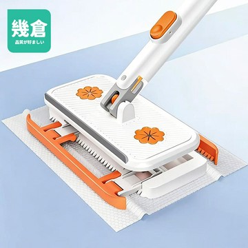 升級第五代🔥洗臉巾拖把 拖把 夾布拖把 懶人拖把 拖把免手洗 免手洗拖把 打掃用具 乾溼拖 平板拖把 除塵拖把【幾倉】