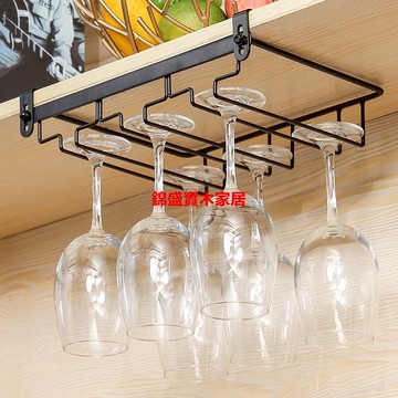 紅酒杯架 紅酒架擺件 酒杯架 到掛架 高教杯架免釘吊杯架創意高腳杯架懸掛紅酒杯架酒柜家用葡萄酒杯架倒掛擺件