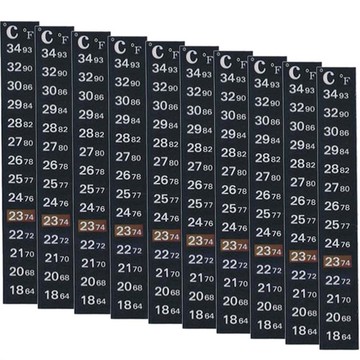 LAB&TOOLS 魚缸溫度計貼紙  10入  1.9*13 cm