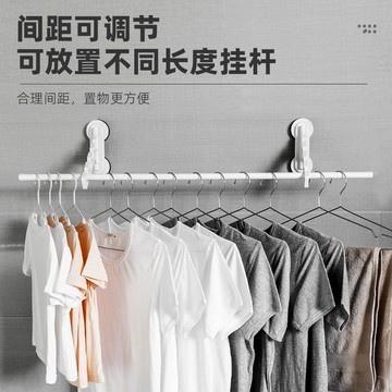 【叮噹】折疊衣架 折疊曬衣架 伸縮晾衣架 多功能曬衣神器隱形伸縮晾衣架 掛衣架 壁掛桿折疊衣架 室內晾衣架
