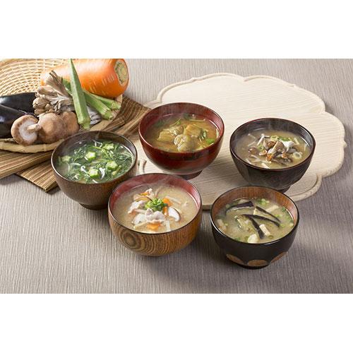 〔100食分(5食分×20袋)〕 コスモス食品 しあわせいっぱいみそ汁5つの味詰合せ CSF00060X20