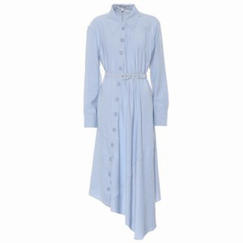blue chambray shirt dress