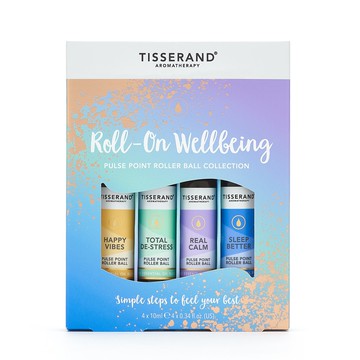 【Tisserand】隨身精油限量版 Roll On Wellbeing 10ml*4