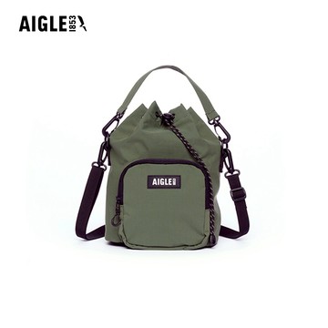 【AIGLE】4L 防潑休閒小側背包｜AG-4A509A080 軍綠
