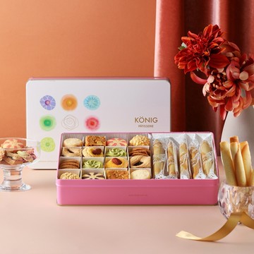 【金格食品】香頌餅乾雪茄捲禮盒