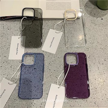 不想加油 原創韓國ins小眾不撞殼商務簡約純色透明超薄適用iphone16proMax蘋果14手機殼13女12夏日15紫色硬殼
