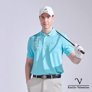 Emilio Valentino 范倫鐵諾 男 短袖POLO衫  golf 高爾夫 (21-5V9803)