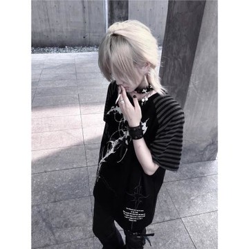 濕體wetbody 原創亞文化刺青潮牌T恤純棉小眾中性情侶男女上衣