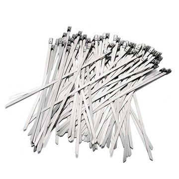 4.6MM7.9MM 304不銹鋼扎帶金屬扎絲戶外自鎖式船用綁帶電線束線