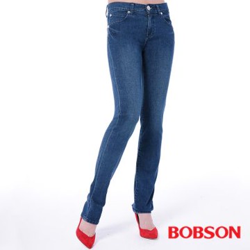 BOBSON 女款膠原蛋白直筒美肌褲 ( 8084-53 )