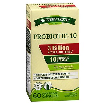 Natures Truth Probiotic10 Quick Release Capsules 60 Caps by Natures Truth