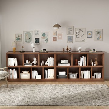 免運/速發 公司貨 開立發票 實木書架置物架落地家用臥室儲物柜客廳柜子書柜置物柜收納柜 支持安裝 快速出貨