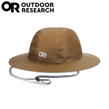 【Outdoor Research 美國 防水透氣大盤帽《土狼棕》】279927/抗紫外線防曬帽/登山健行