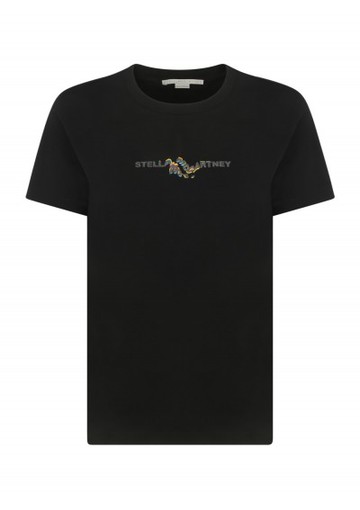 Stella Mccartney - Glitch Logo T-shirt - Womens - Black