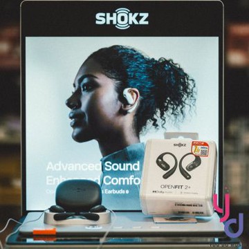 韶音 SHOKZ Open Fit 2+ T921 開放式 藍牙 耳機 頂級款 舒適配戴 抗汗抗雨 音效強化 運動 慢跑