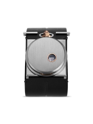 Fob Paris - R100 Eden 40mm - women - stainless steel/Bovine Leather (top grain) - L - Silver