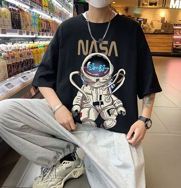 韓版NASA太空人短袖T恤 / 6色-TA8243