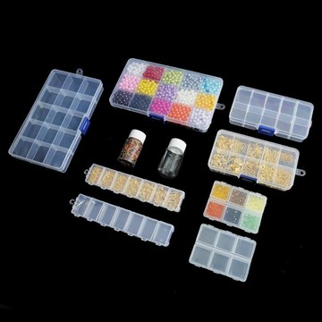 【台灣熱銷】 收納方格小盒 收納格子盒 飾品盒 釣魚用具收納盒 手工藝品盒 藥品盒 耳環收納 戒指收納
