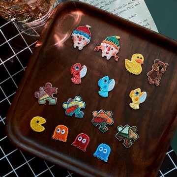 【迷你燙貼/胸章 | 遊戲系列】小精靈 釣魚遊戲 拼圖