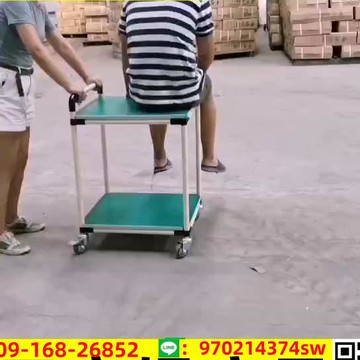 定制管防靜電周轉車物料架車間帶輪手推車工具車移動物料車老化架【asd】