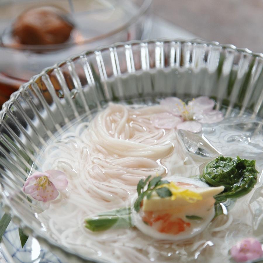 さくらそうめん200g ×10束 (丸切り／細麺)／ 奈良屋 そうめん 素麺