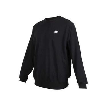 NIKE 男長袖圓領T恤-長T 長袖上衣 大學T 圈毛