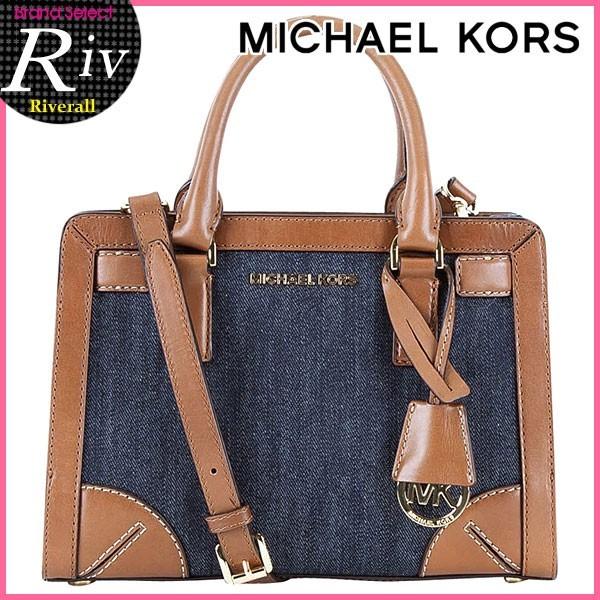 マイケルコース MICHAEL KORS バッグ ショルダーバッグ デニム ハンドバッグ 2way CORNER FRAME DILLON TZ SM  SATCHEL | LINEブランドカタログ