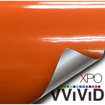 【VVIVID 加拿大 亮面橘】鑄造改色膜｜汽車貼膜 包膜 車身貼紙｜Car Wrap｜【JY眾悅】現貨