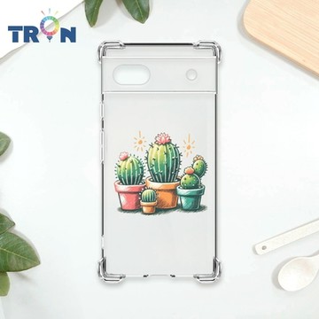 TRON GOOGLE Pixel 7A 小花太陽仙人掌 四角防摔 軟殼 手機殼