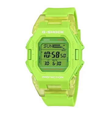 G-SHOCK 藍牙 大膽輕巧 未來時尚 螢光黃綠