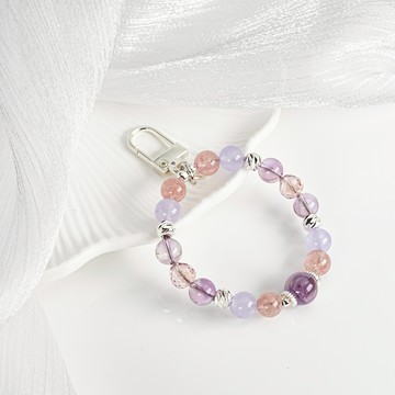 【甜甜圈系列】晶晶紫 | 草莓晶/紫水晶/紫玉髓