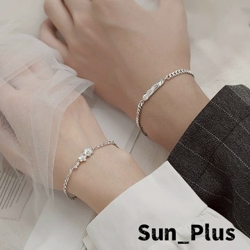 Sun_Plus 台灣現貨 星之飾03 勿忘我情侶手鍊 原創設計手環 520七夕送男友禮物 送女友禮物 手鍊 手環 飾品