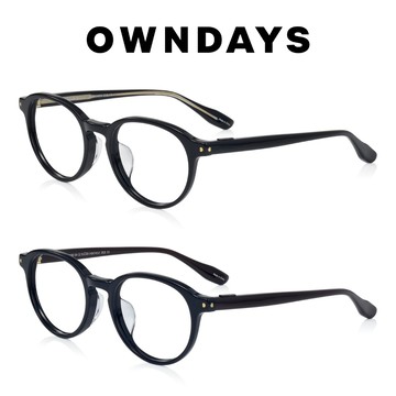 OWNDAYS BACK in BLACK系列波士頓膠框眼鏡 OB2019G-5A