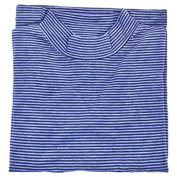愛北鼻 mit台灣製兒童發熱衣 立領 深藍條紋  9號  1件