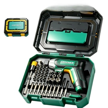 起子機 【銳達】電動螺絲刀 強扭力+環形無影燈 88件至尊全禮盒 充電式螺絲槍 小型起子機 多功能擰螺絲工具套裝