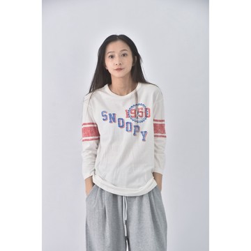 (S) uniqlo棉質純棉白色長袖上衣二手衣