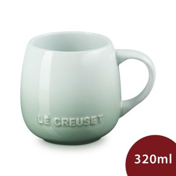 Le Creuset 花蕾系列 馬克杯 咖啡杯 茶杯 320ml 湖水綠