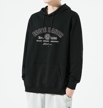 FINDSENSE X 2022 街頭時尚 男士 美式字母1920印花 連帽套頭長袖外套 連帽T恤 長袖帽T