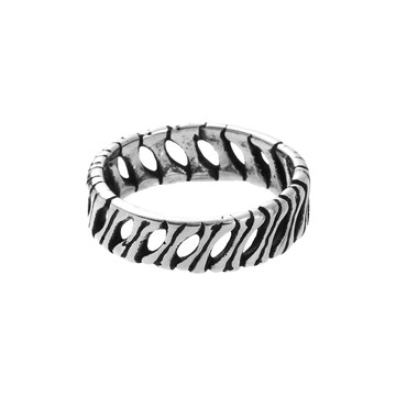 [韓國] [鋼飾] 紋流軌跡戒指 / 3 size / Between Forms Ring