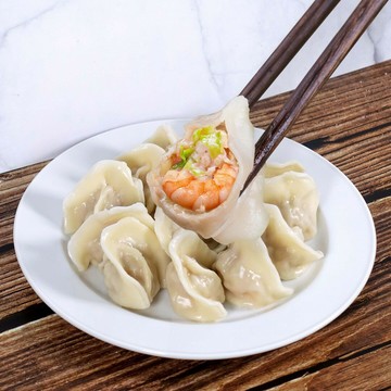 【明達養殖】 高麗菜鮮蝦手工水餃 (20顆/包)