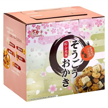 TRYGOODZ 翠菓子 綜合米果禮盒 30包  600g  1盒