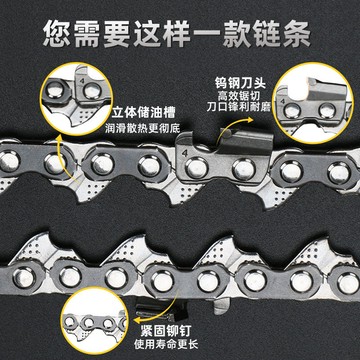 熱銷輕質磚電鋸鎢鋼鏈條電動切磚機單手鋸泡沫磚加氣塊專用合金鋸鏈條