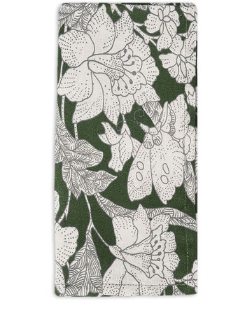 La DoubleJ - Lilium Avorio set of two napkins - unisex - Linen/Flax - One Size - Green