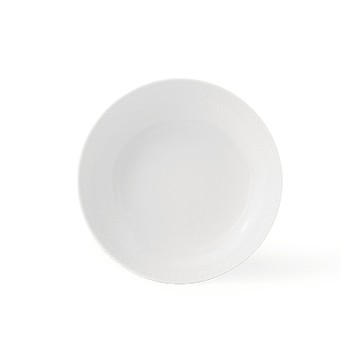 Rhombe 菱紋 淺湯盤（Ø 20cm、白）